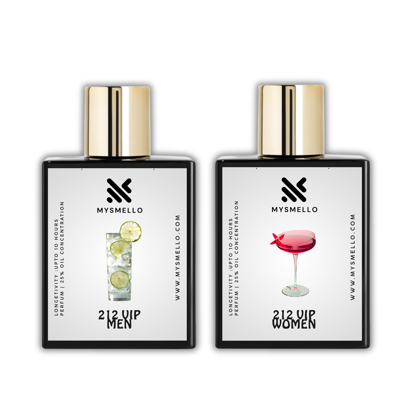 Pack of 2: CH 212 vip men, CH 212 vip women