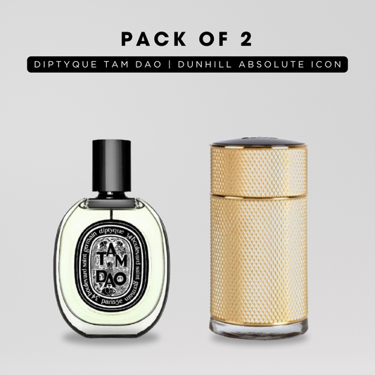 Pack of 2: Diptyque tam dao, Dunhill absolute icon