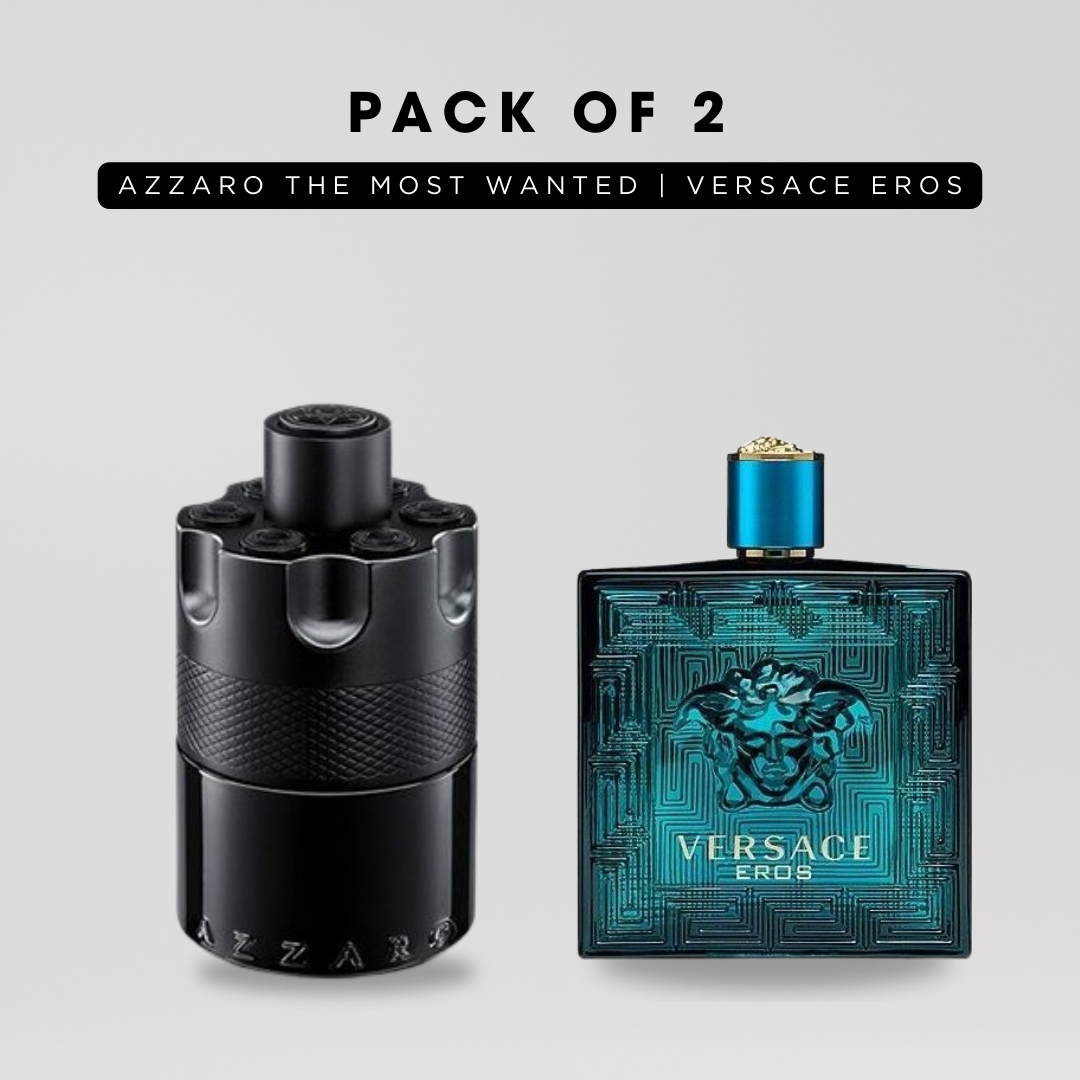 Pack of 2: Azzaro the most wanted, Versace eros