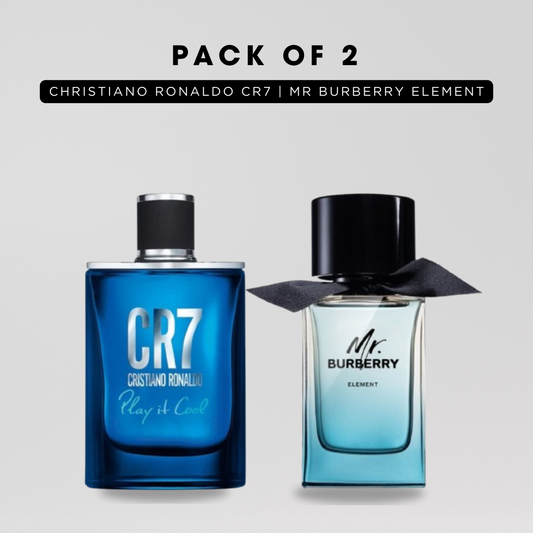 Pack of 2: Christiano Ronaldo CR7, Mr burberry element