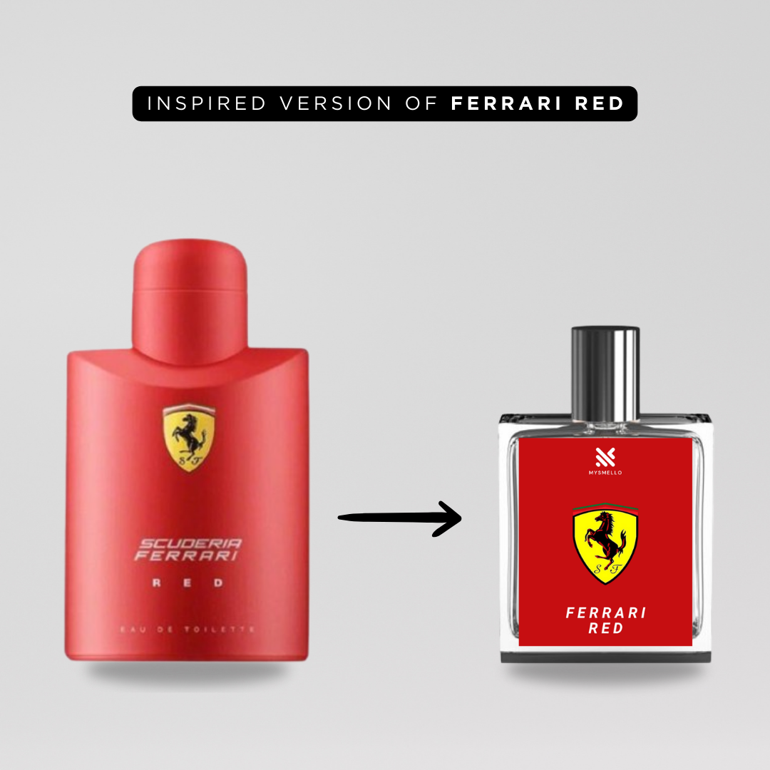 Pack of 2: Ferrari red, Gucci guilty