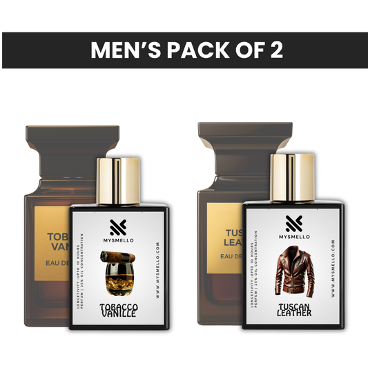 Pack of 2: TF tobacco vanilla, TF tuscan leather