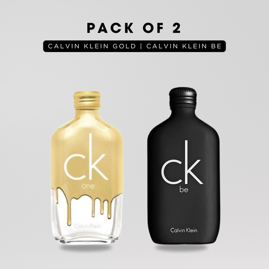 Pack of 2: Calvin klein  gold, Calvin klein be