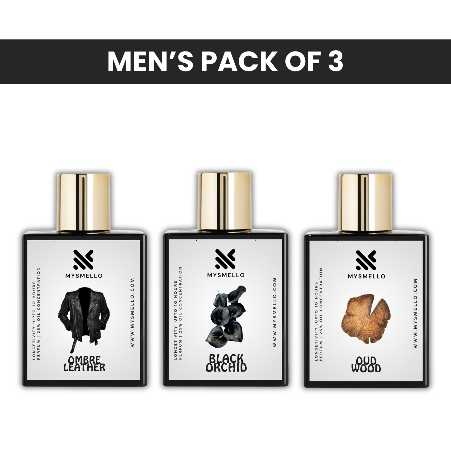 Tomford pack of 3: Tomford ombre leather, Tomford black orchid, Tomford oud wood