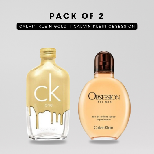 Pack of 2: Calvin klein gold, Calvin klein obsession