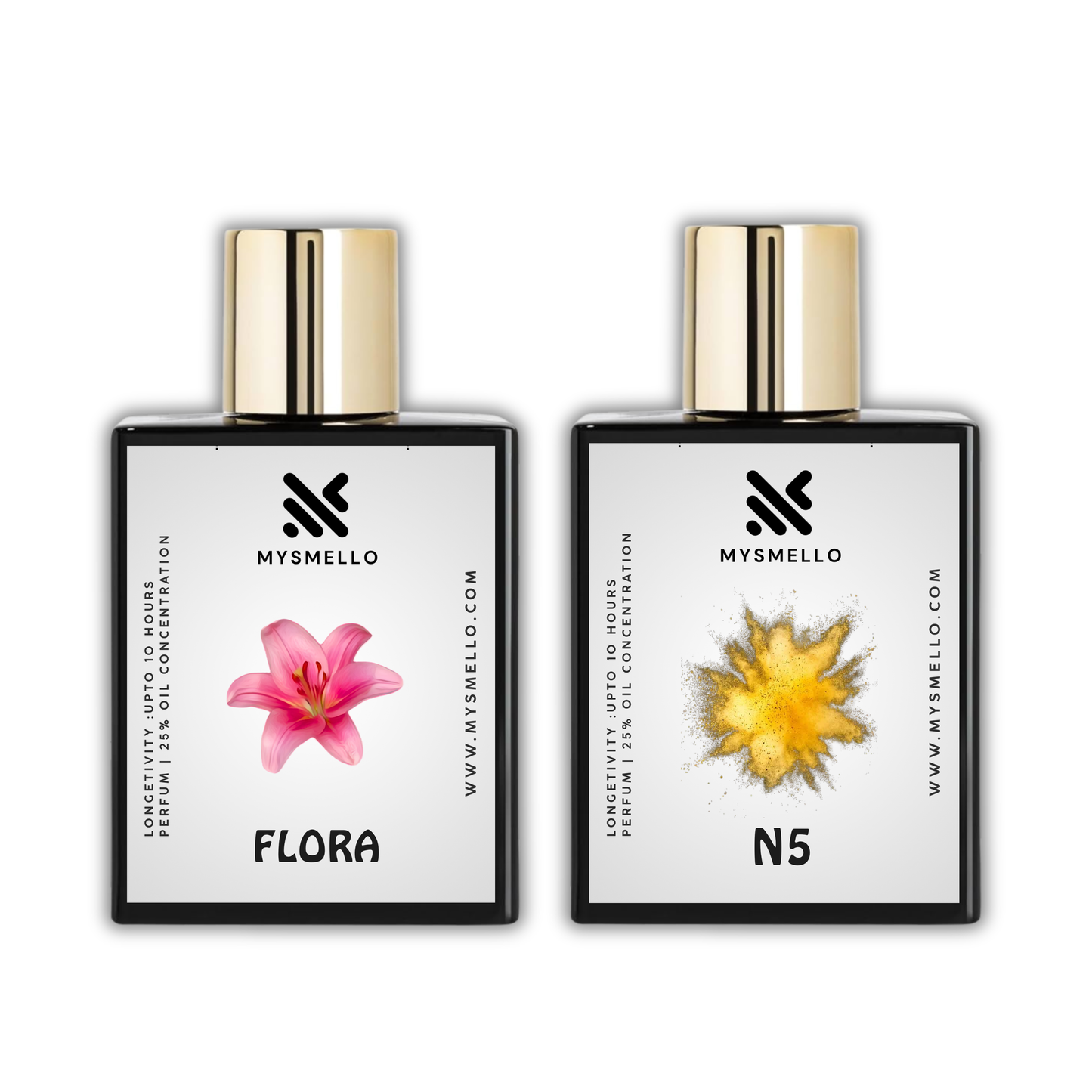 Pack of 2 for women: Gucci Flora, channele N5