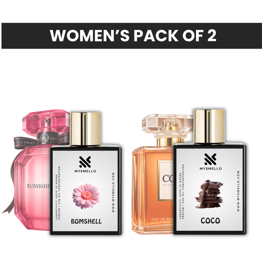Pack of 2 for women: VS bomshell, channele coco mademoiselle