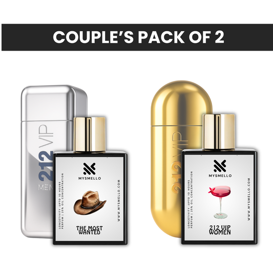Pack of 2: CH 212 vip men, CH 212 vip women