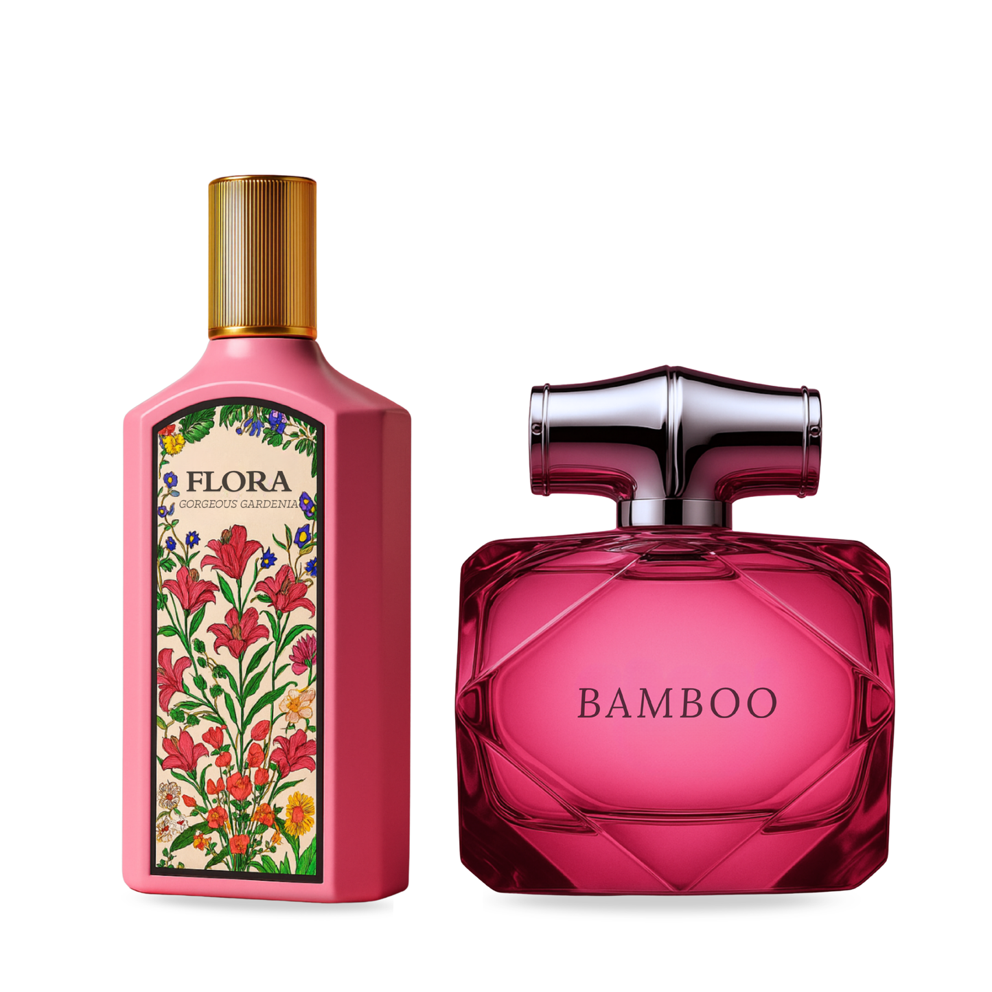 Pack of 2 for women: Gucci flora, Gucci Bamboo