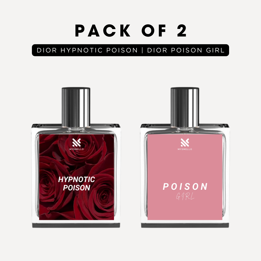 Pack of 2 for women: diore hypnotic poison, diore poison girl