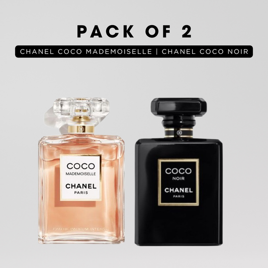 Pack of 2 for women: Channel coco mademoiselle, Channel coco noir