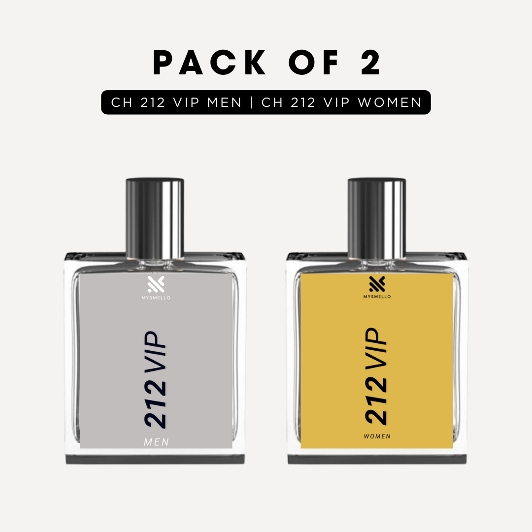 Pack of 2: CH 212 vip men, CH 212 vip women