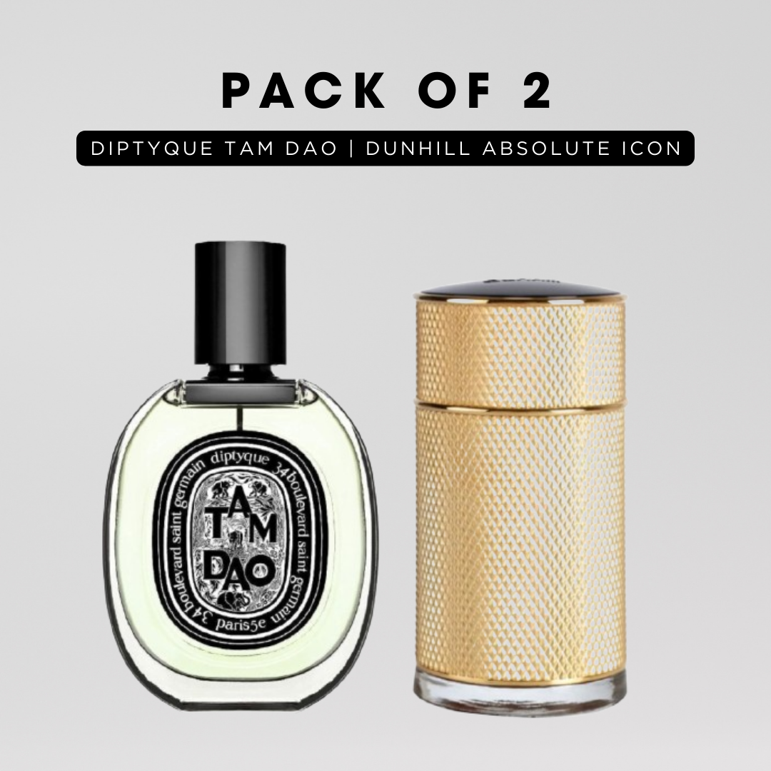 Pack of 2 for men: Diptyque tam dao, Dunhill absolute icon