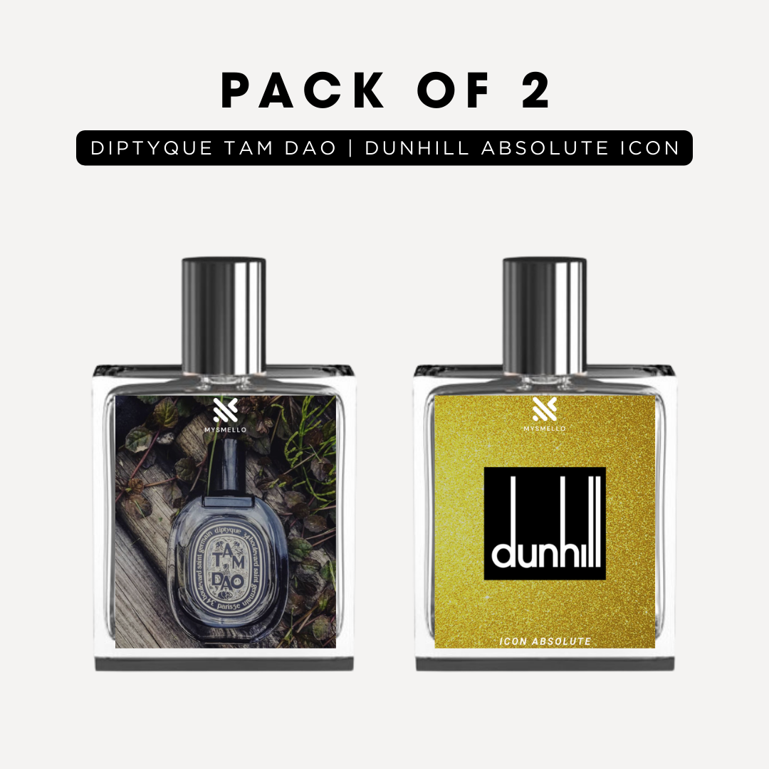 Pack of 2 for men: Diptyque tam dao, Dunhill absolute icon