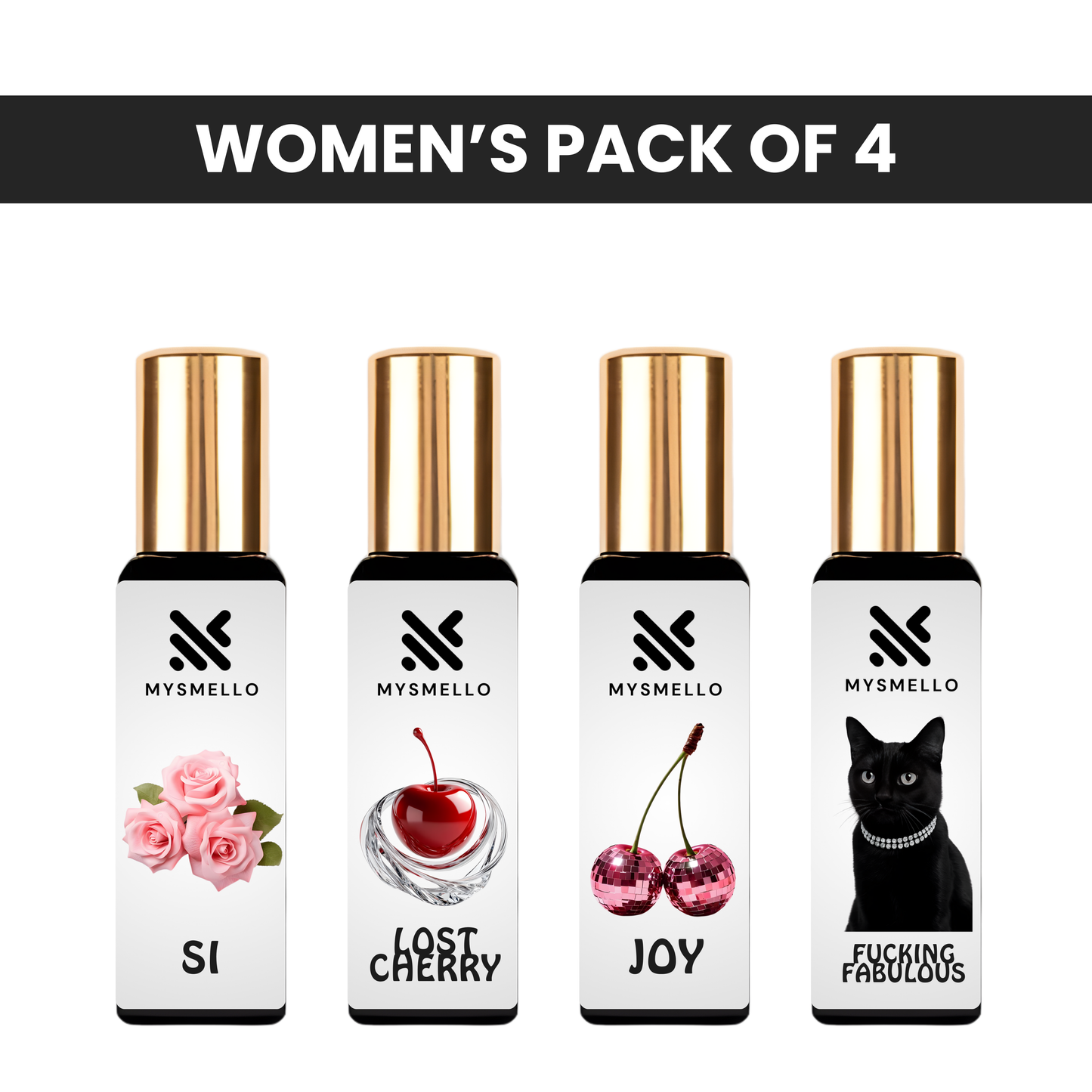 Pack of 4 for women: Armani SI, TF lost cherry, Diore joy, TF fucking fablous