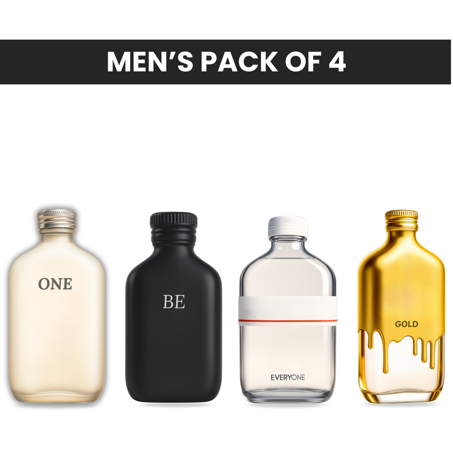 Pack of 4 - Mysmello one, Mysmello be, Mysmello everyone, Mysmello gold