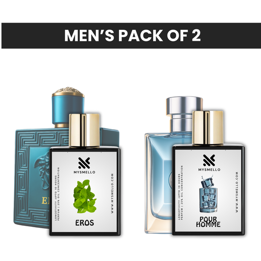 Versace pack of 2: Versace eros, Versace pour homme