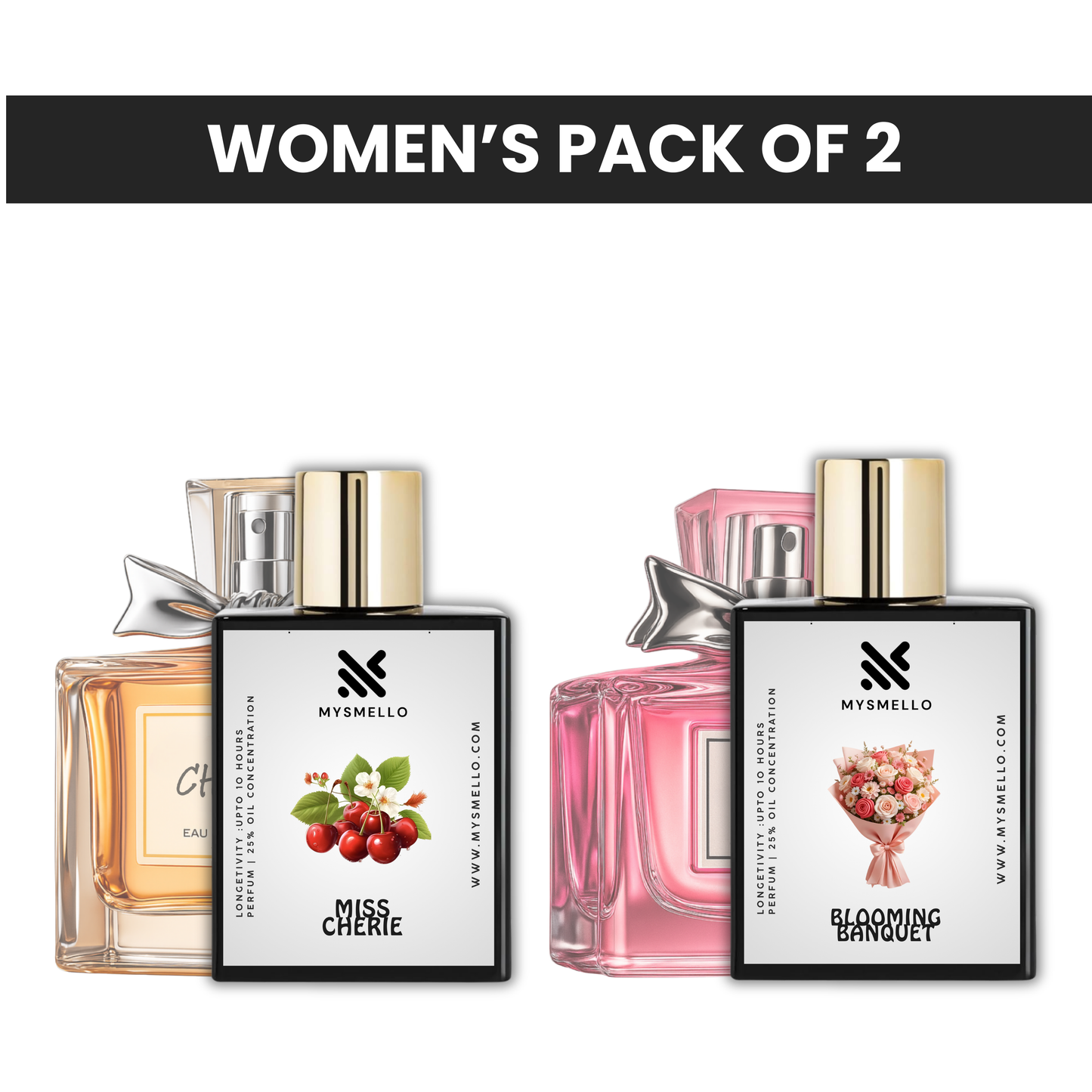 Pack of 2: Miss Diore cherie, miss Diore blooming bouquet