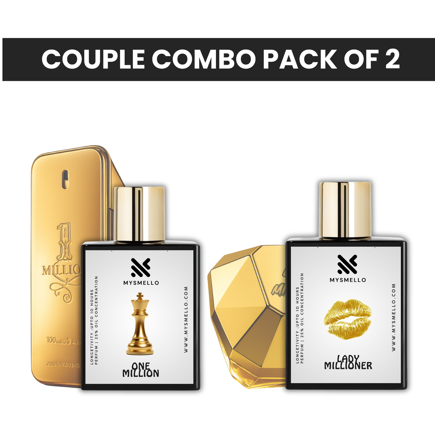 Pack of 2: PR one million, PD lady millioner