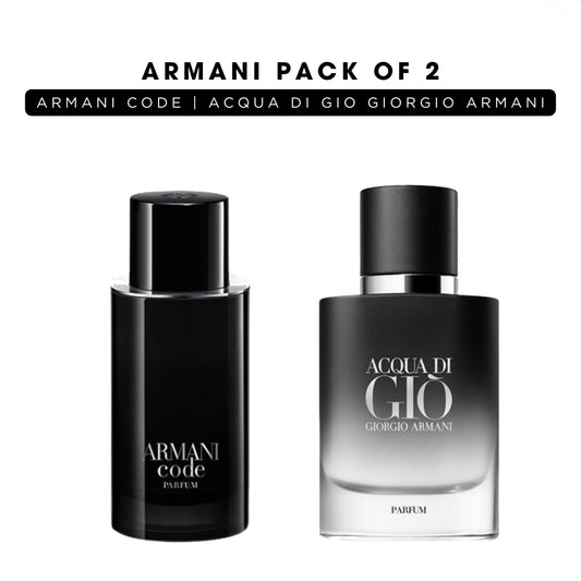 Armani pack of 2: Armani Code, Acqua di gio giorgio armani