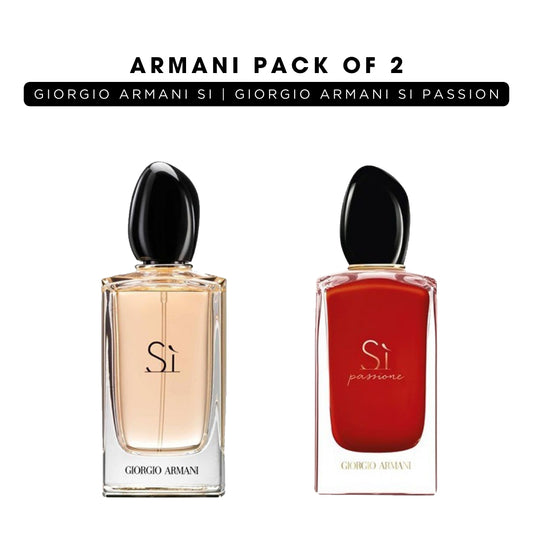 Armani pack of 2: Giorgio armani Si, Giorgio armani Si passion