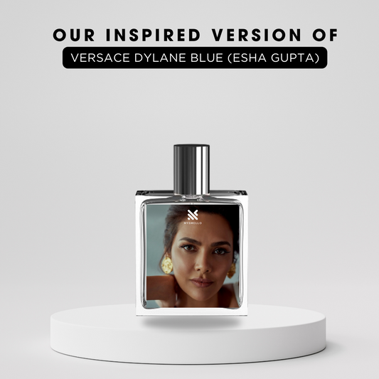 Esha gupta Mysmello dylane blue perfume