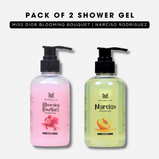 Pack of 2 Shower gel Miss dior blooming bouquet, Narciso rodriguez