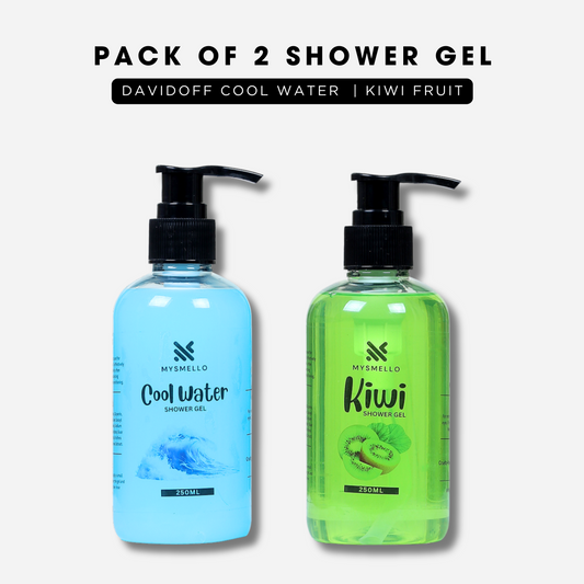 Pack of 2 Shower gel Davidoff cool water, Kiwi fruit