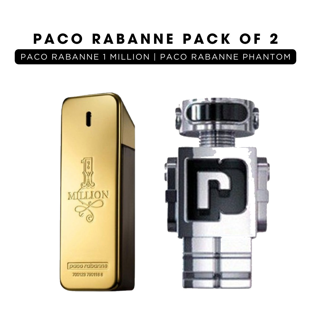 Paco rabanne pack of 2: Paco rabanne one million, Paco rabanne phantom