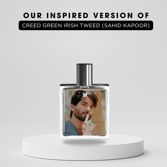 Shahid kapoor Mysmello green irish tweed perfume