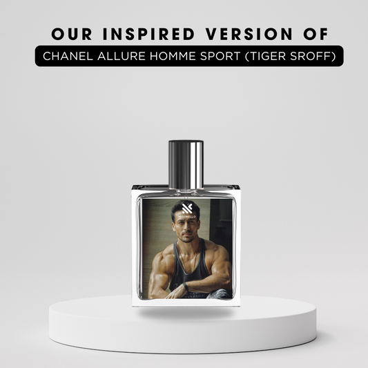 Tiger sroff Mysmelloe allure homme sport perfume
