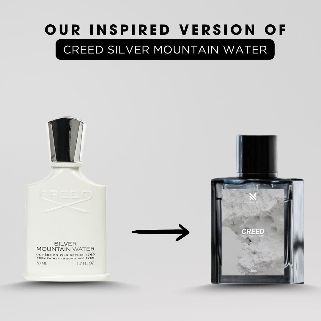 Creed silver mountain water perfume for men