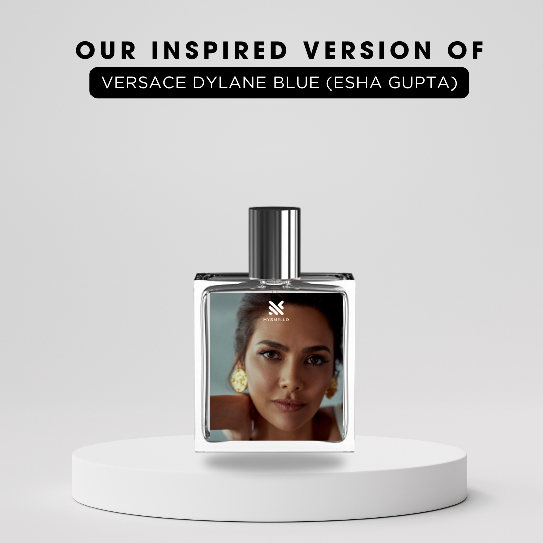 Esha gupta versace dylane blue perfume