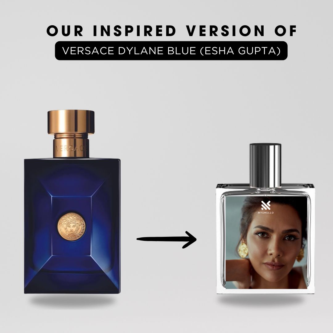 Esha gupta versace dylane blue perfume