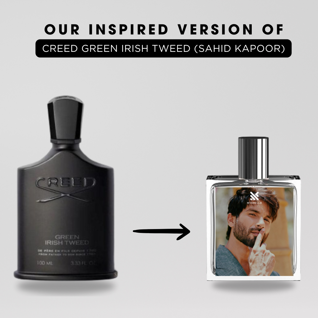 Shahid kapoor creed green irish tweed perfume